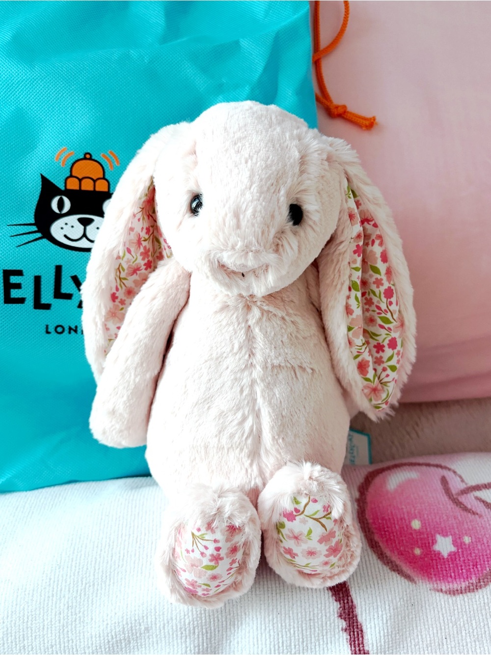 Jellycat - Blossom Blush Bunny 'Cherry' Bunny Plush (Medium)